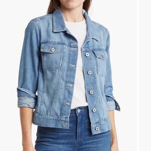 PAIGE Aveline Denim Jacket Size Large